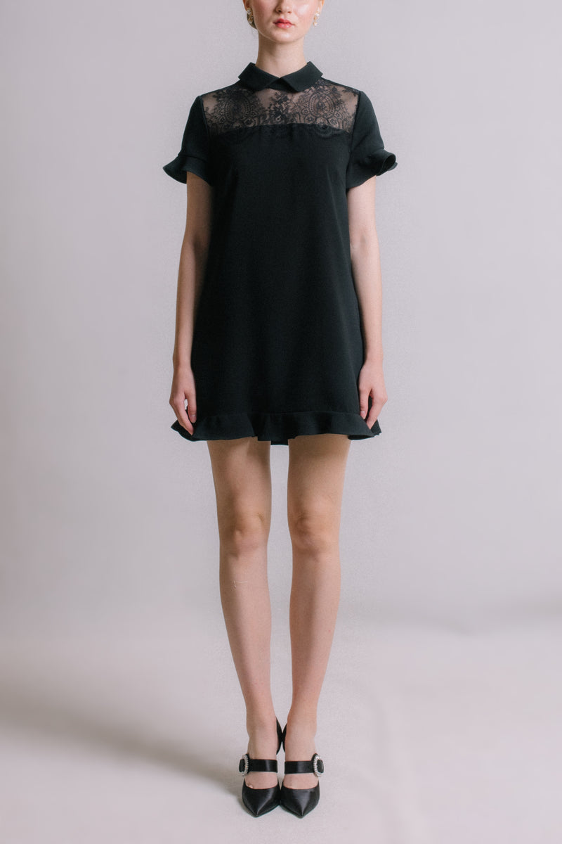 The Prelude - Black Lace Dress