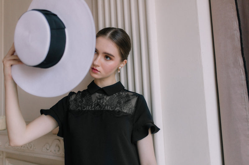 The Prelude - Black Lace Dress