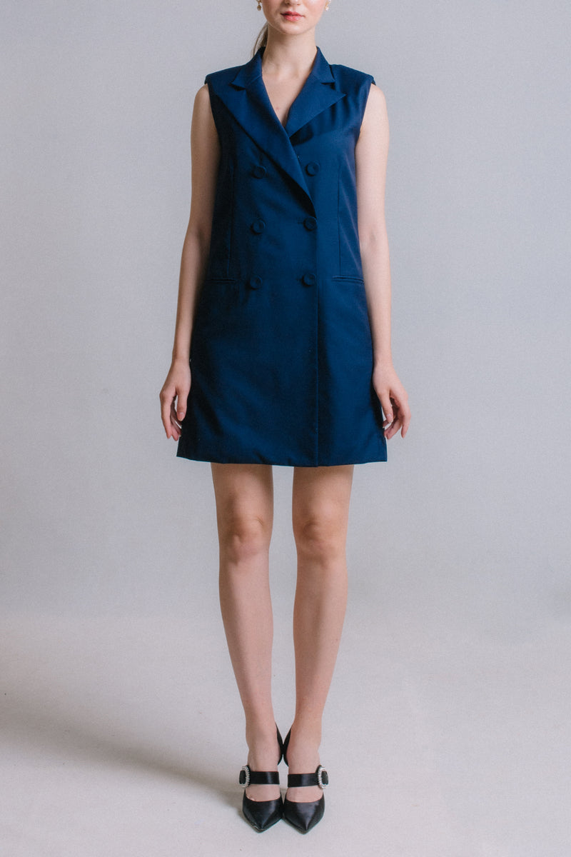 The Prelude - Navy Blue Suit Dress